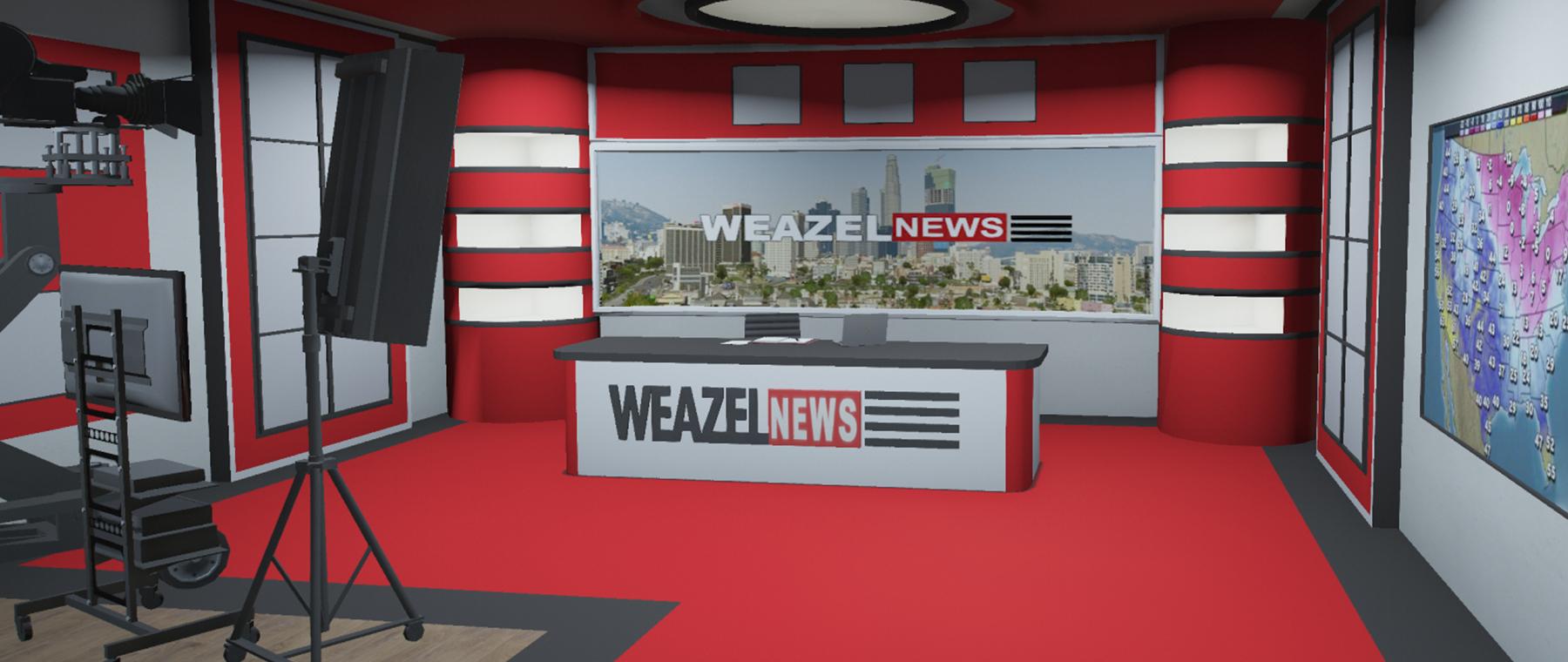 Nachrichtenstudio von Weazel News