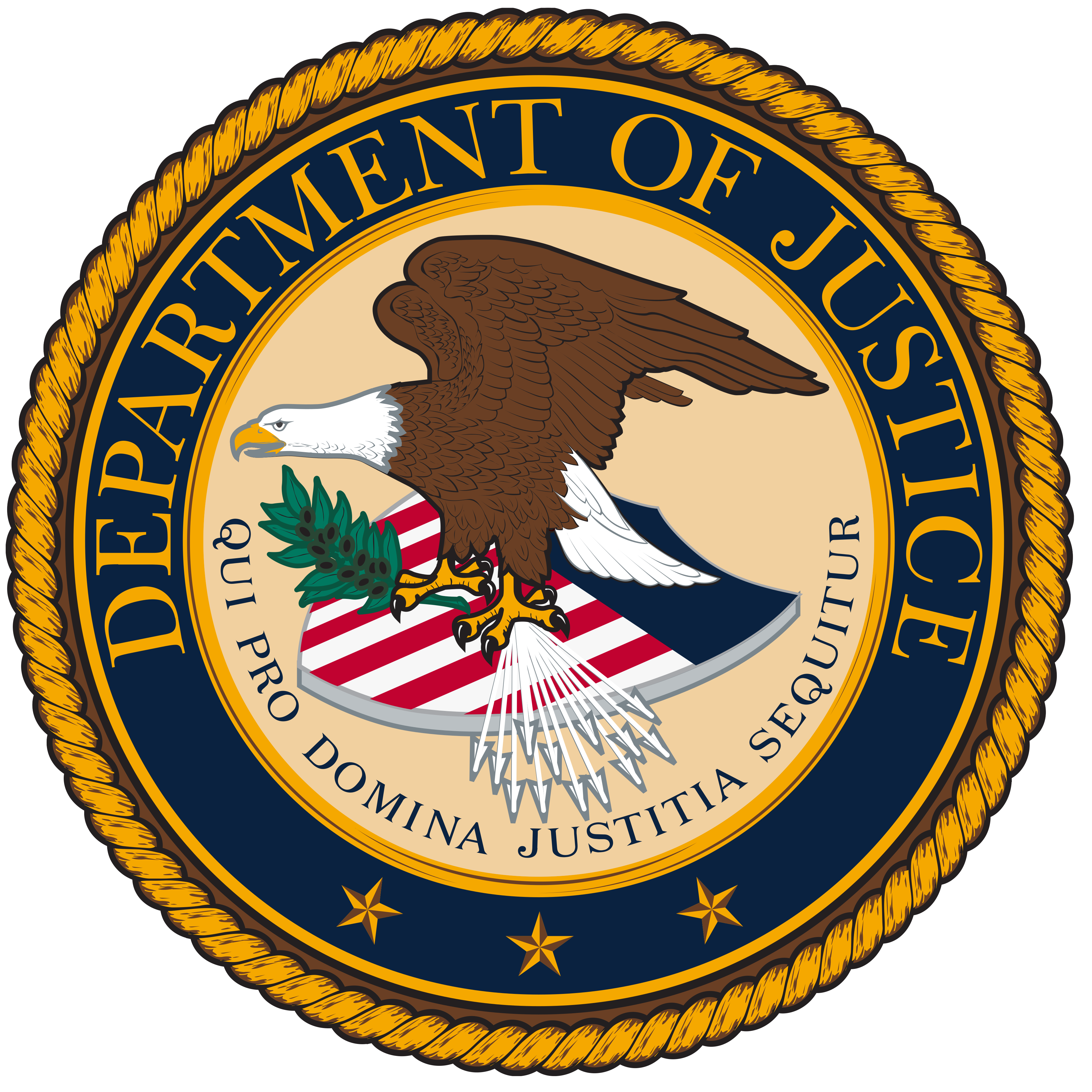 Logo: Department of Justice